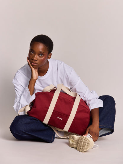 Charlie burgundy weekender