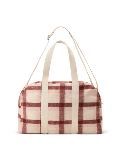 Charlie pink tartan Weekender