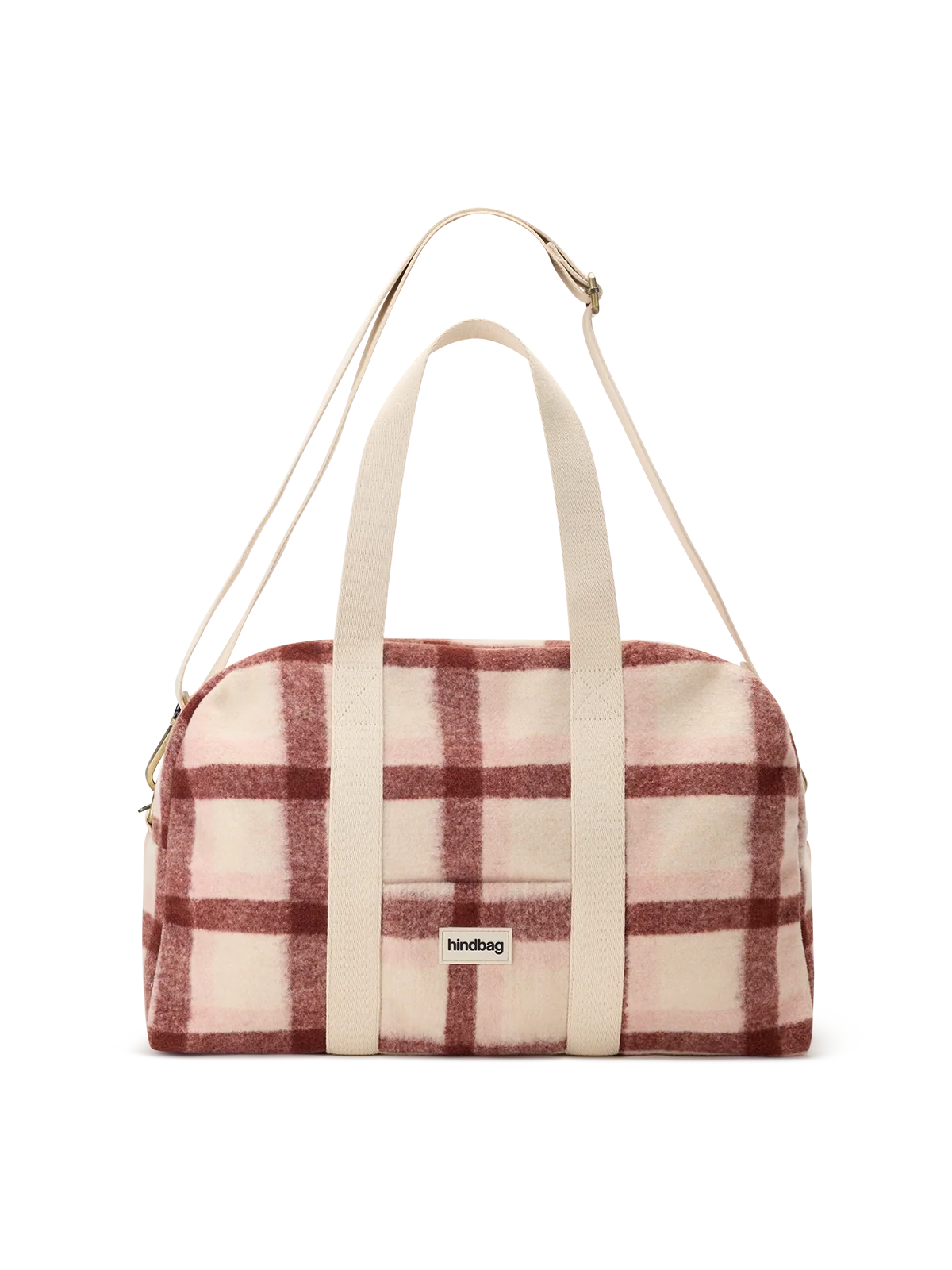 Charlie pink tartan Weekender