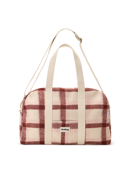 Charlie pink tartan Weekender