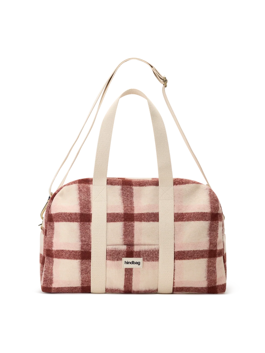 Charlie pink tartan Weekender
