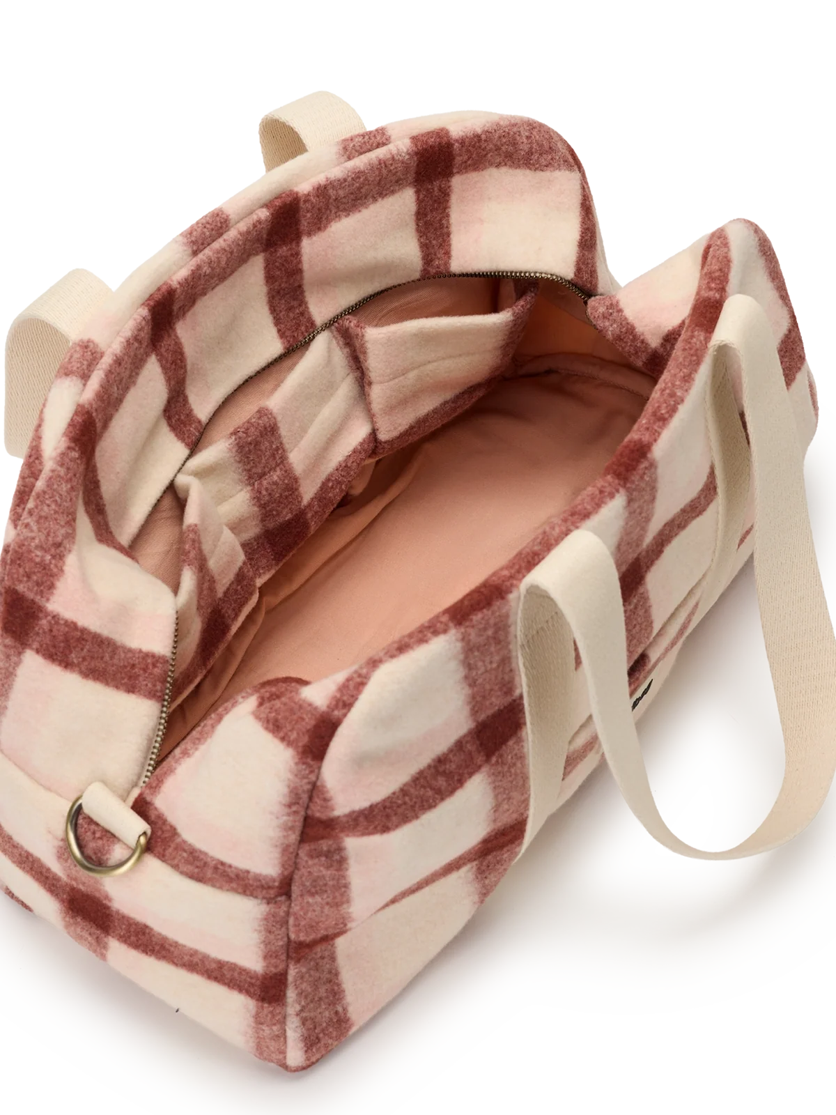 Charlie pink tartan Weekender