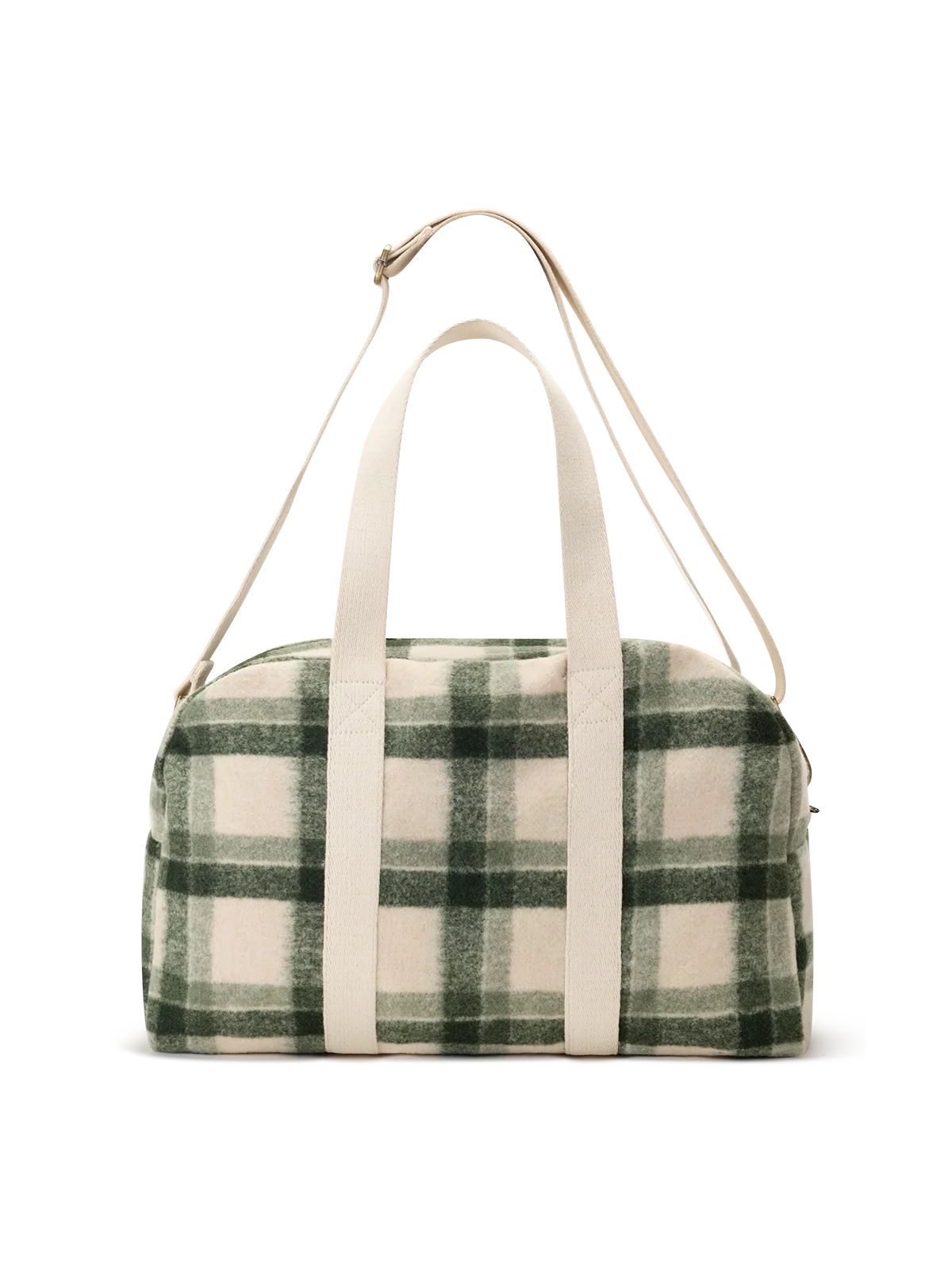 Charlie green tartan weekender