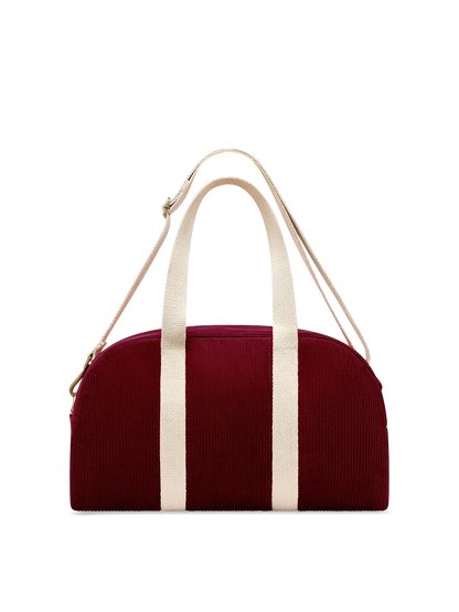 Charlie burgundy corduroy Weekender
