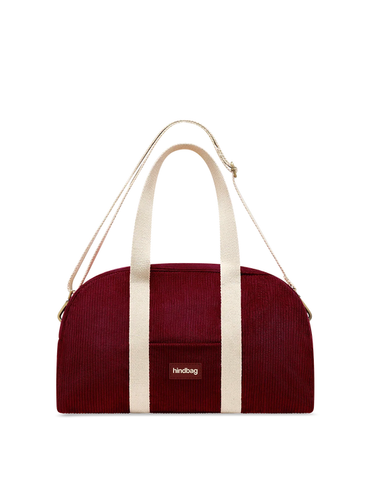 Charlie burgundy corduroy Weekender