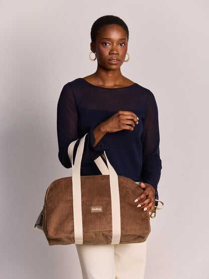 Charlie macchiato corduroy Weekender