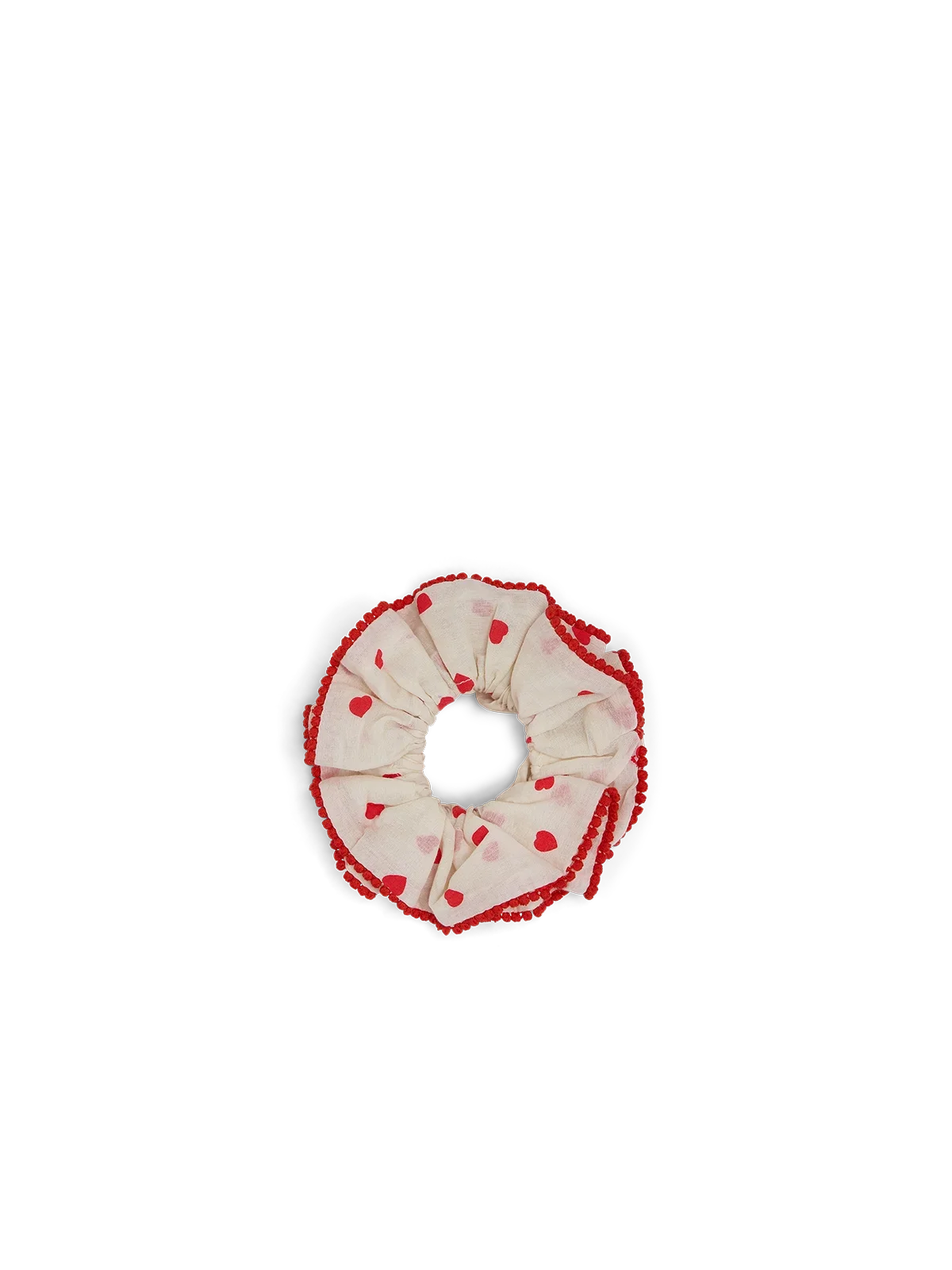 Carmine Love Ruffle Scrunchie