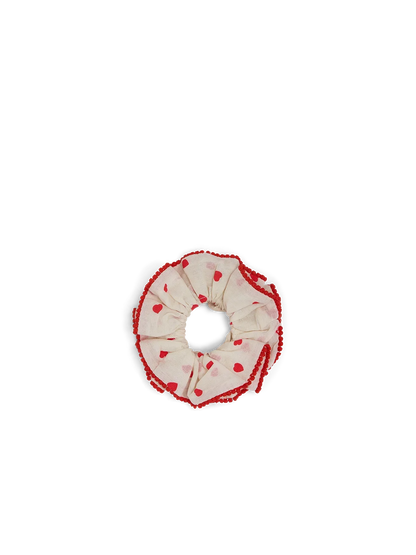 Carmine Love Ruffle Scrunchie
