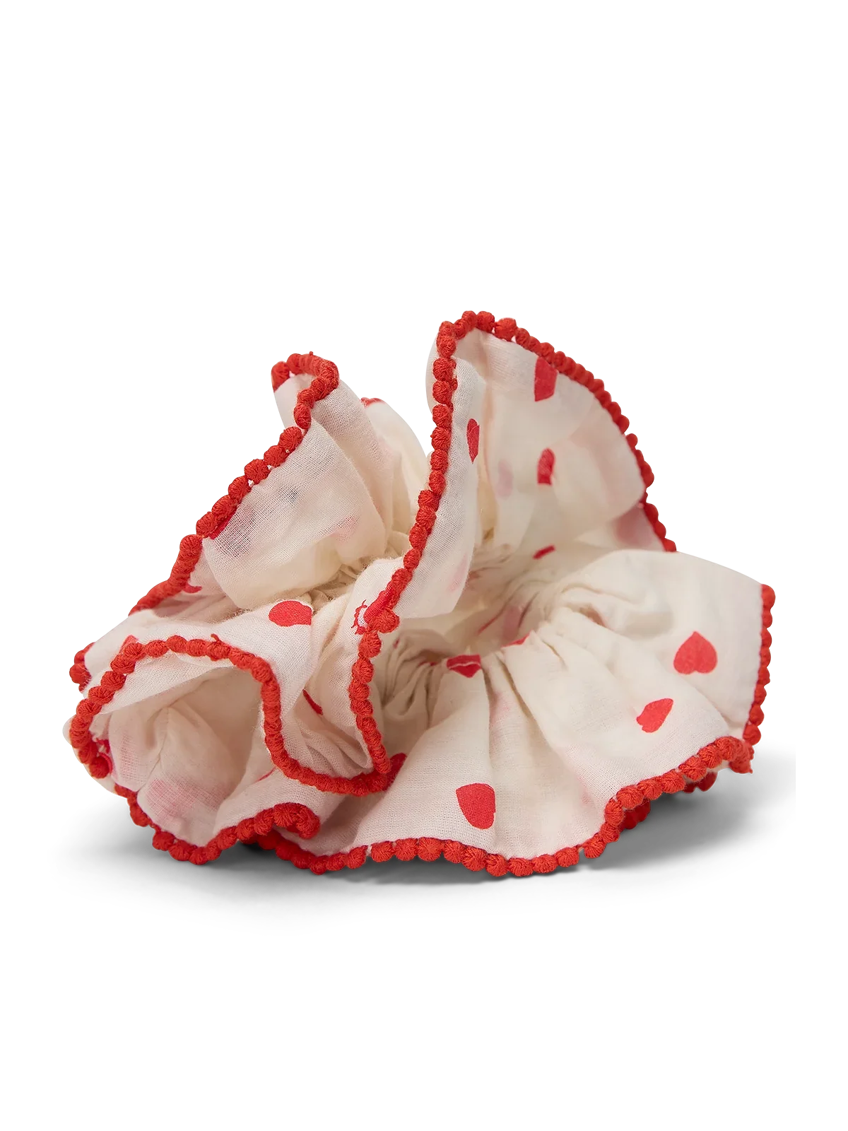 Carmine Love Ruffle Scrunchie