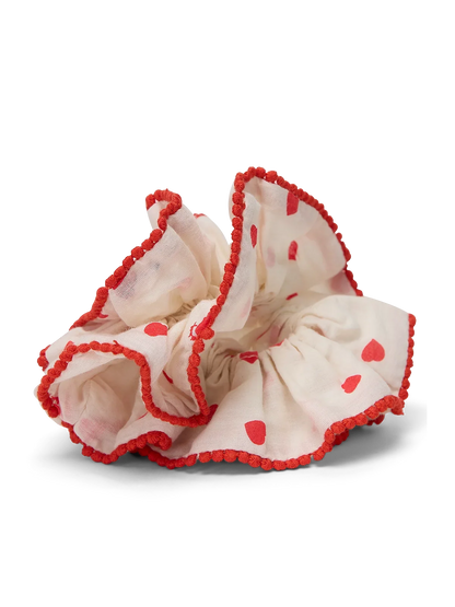 Carmine Love Ruffle Scrunchie