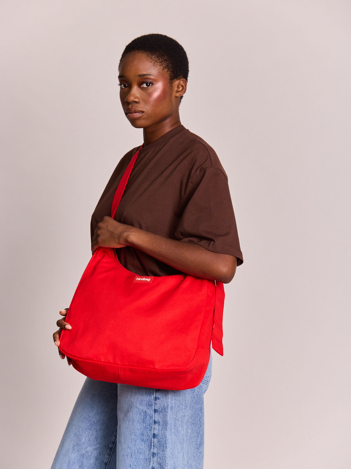 Claire Carmine Red crossbody bag