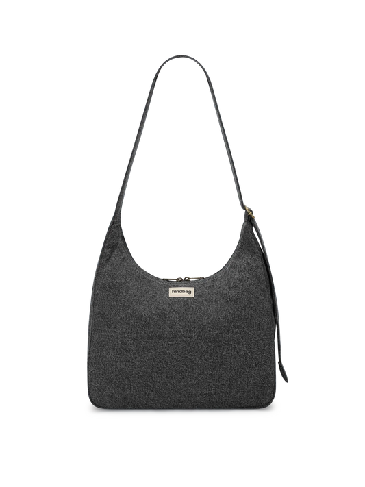 Claire dark grey denim Crossbody