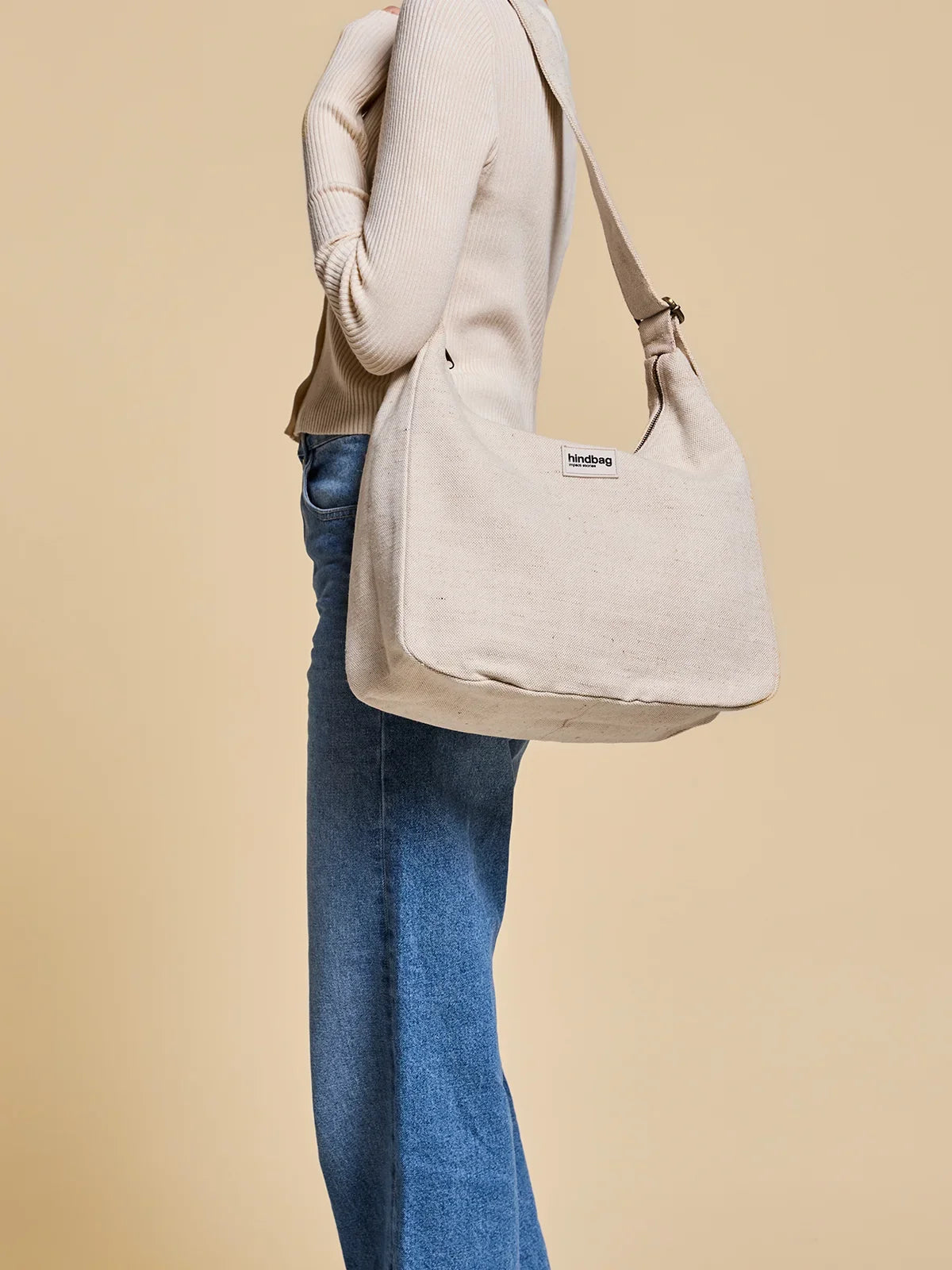 Claire Jute Hobo Bag