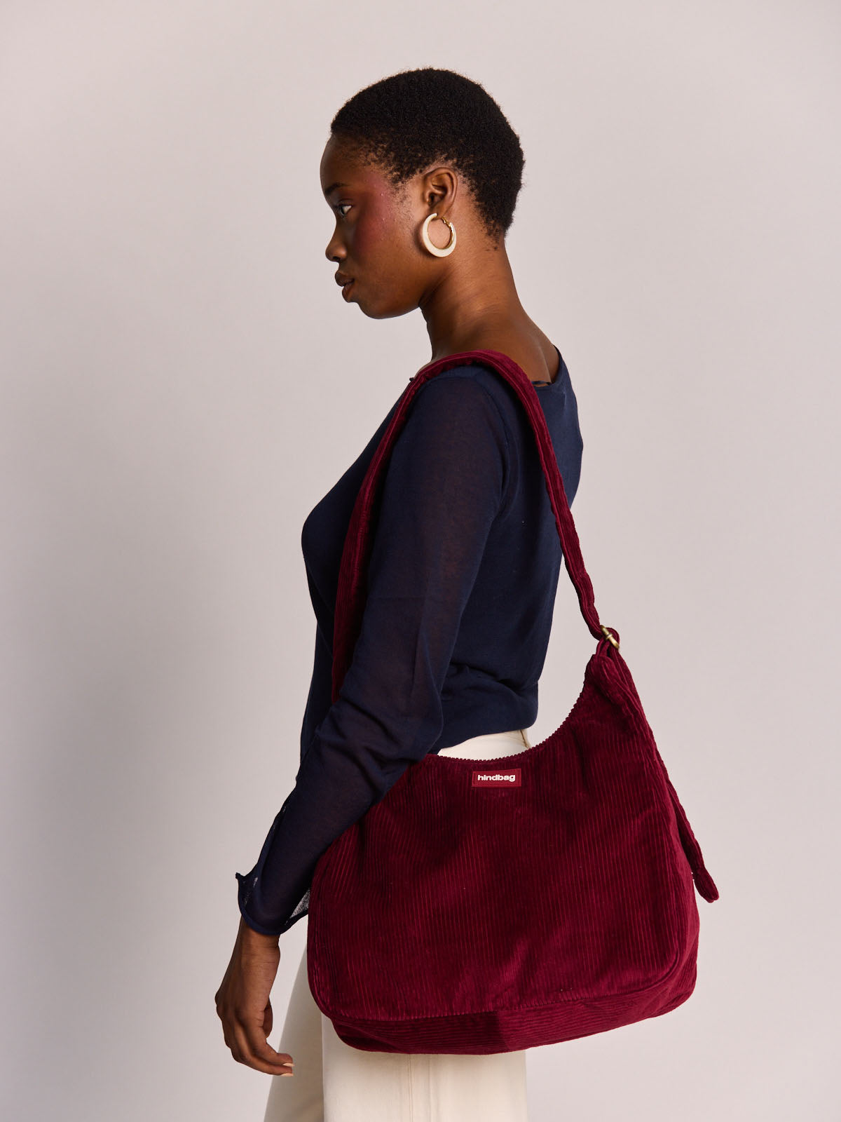 Claire burgundy corduroy Crossbody