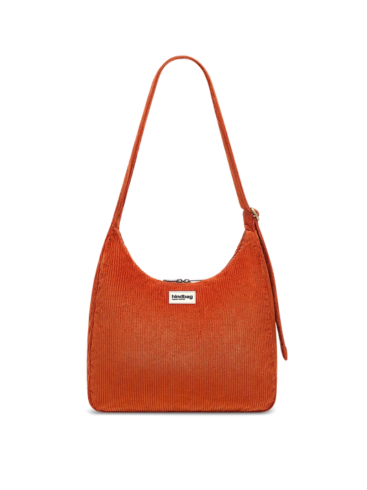 Claire Brick Corduroy Hobo Bag