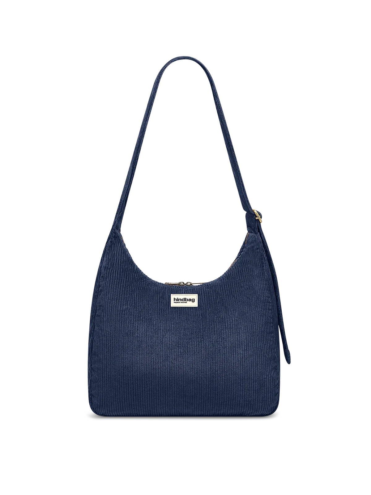 Claire Navy Corduroy Hobo Bag