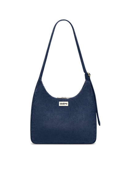 Claire Navy Corduroy Hobo Bag