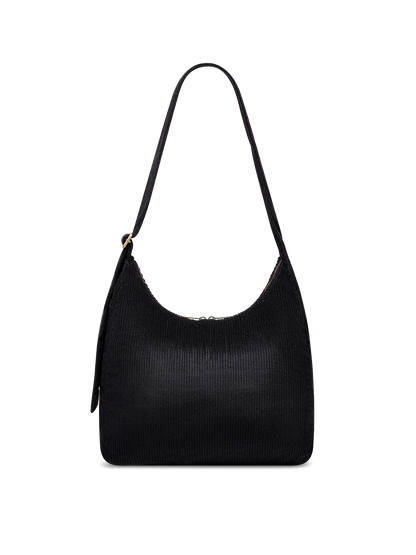 Claire black corduroy Crossbody