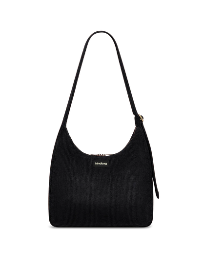 Claire black corduroy Crossbody