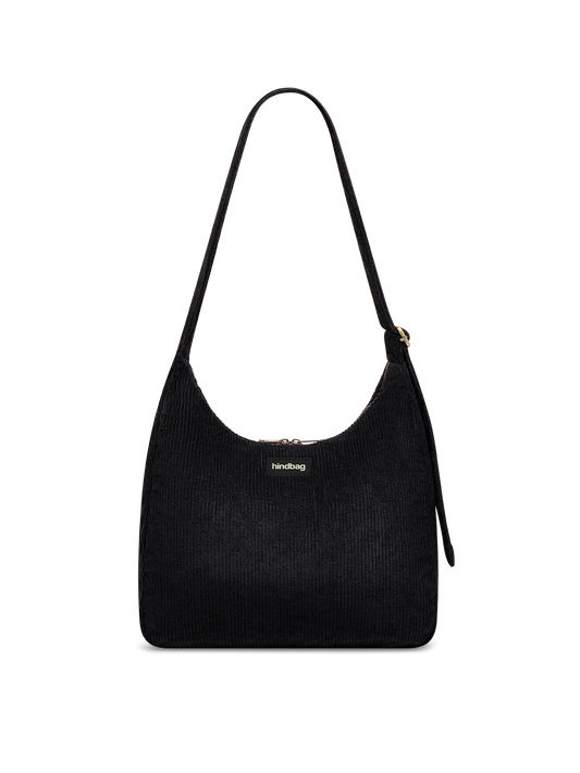 Claire black corduroy Crossbody