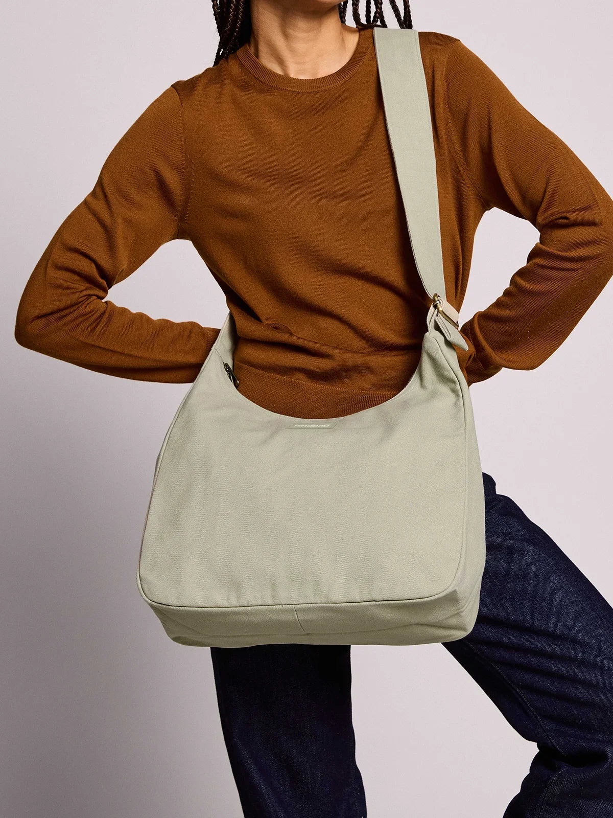 Hobo bag Claire Clay Green