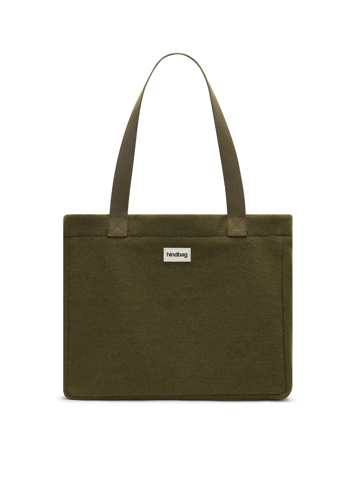 Claude khaki wool effect Tote bag