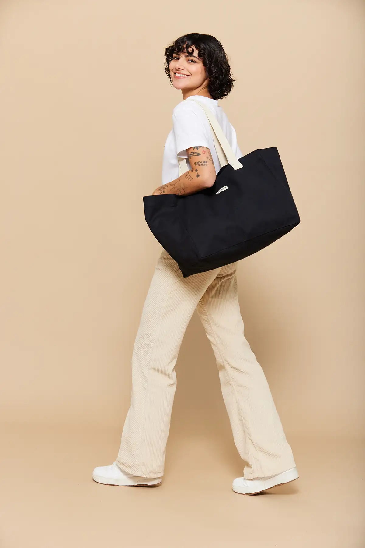 Claude Black Tote Bag