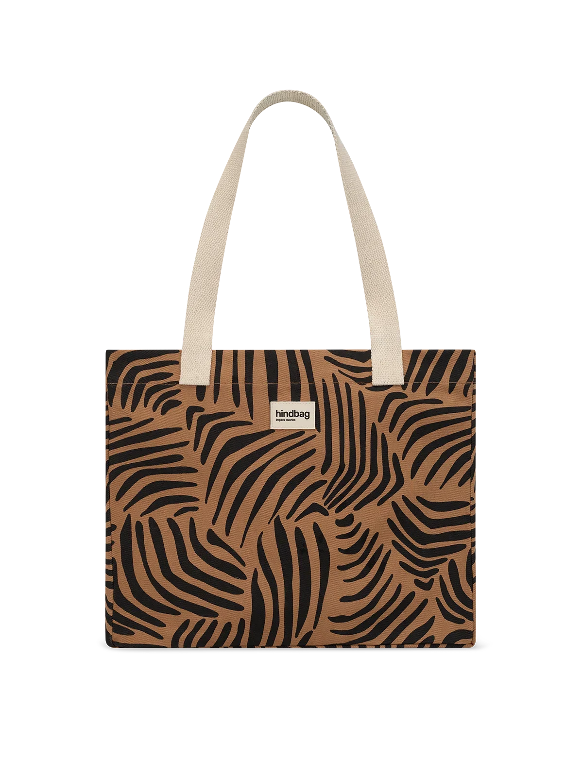 Claude Zebra Cinnamon Tote Bag