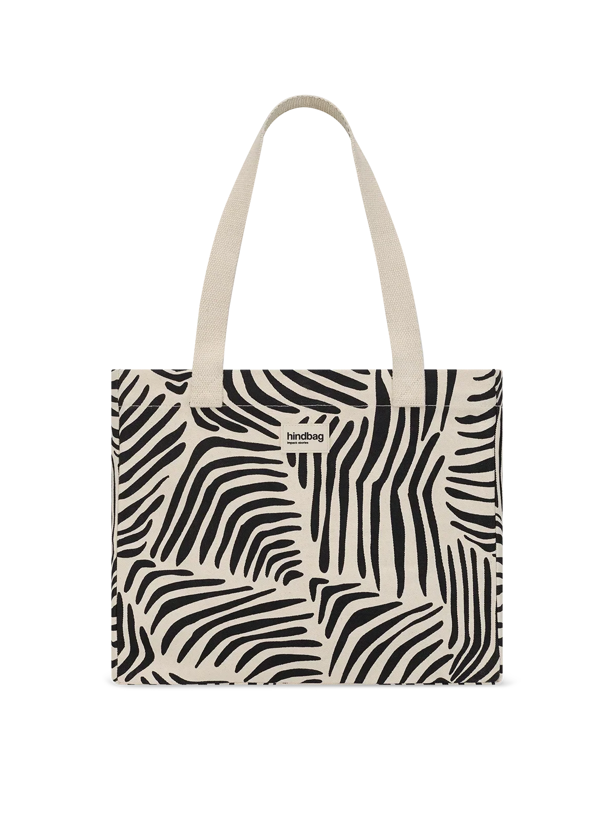Claude Zebra Ecru Tote Bag