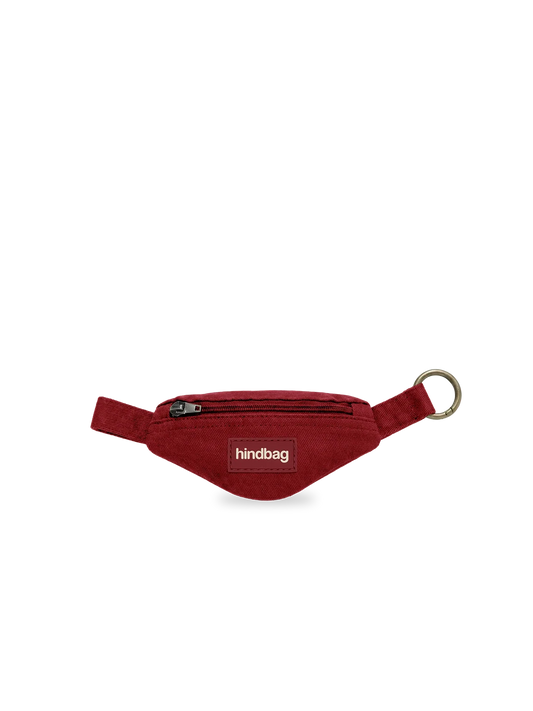 Côme burgundy key ring