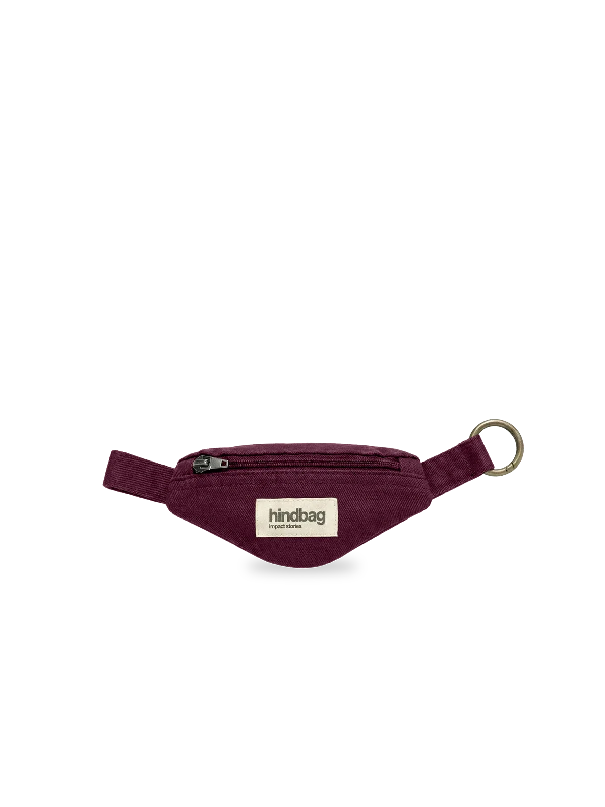 Banana key ring Côme Plum
