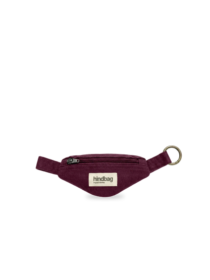 Banana key ring Côme Plum