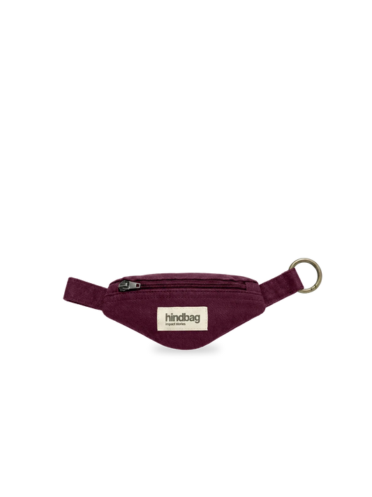 Banana key ring Côme Plum