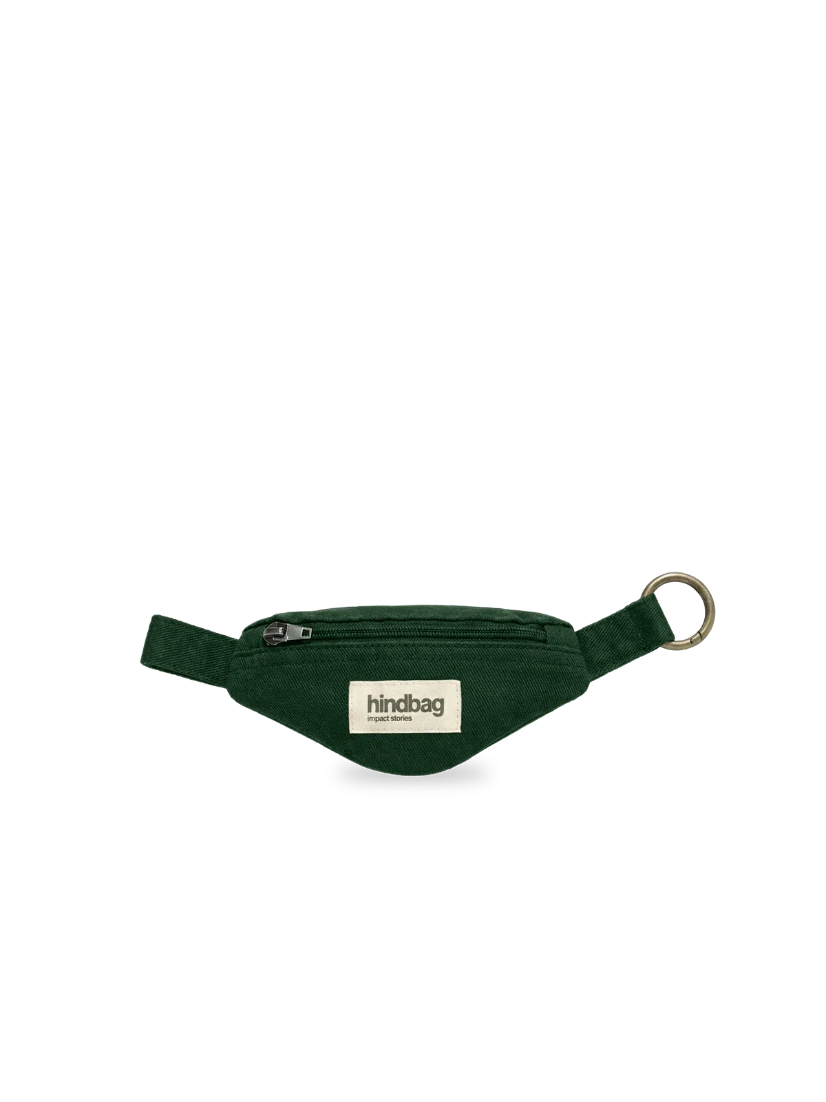 Côme forest Green banana key ring