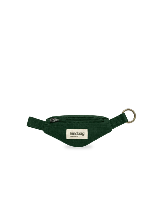 Côme forest Green banana key ring