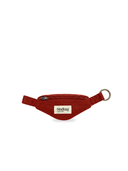 Côme Terracotta fanny pack Keychain
