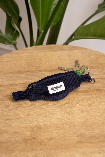 Côme Navy Corduroy Banana Keychain