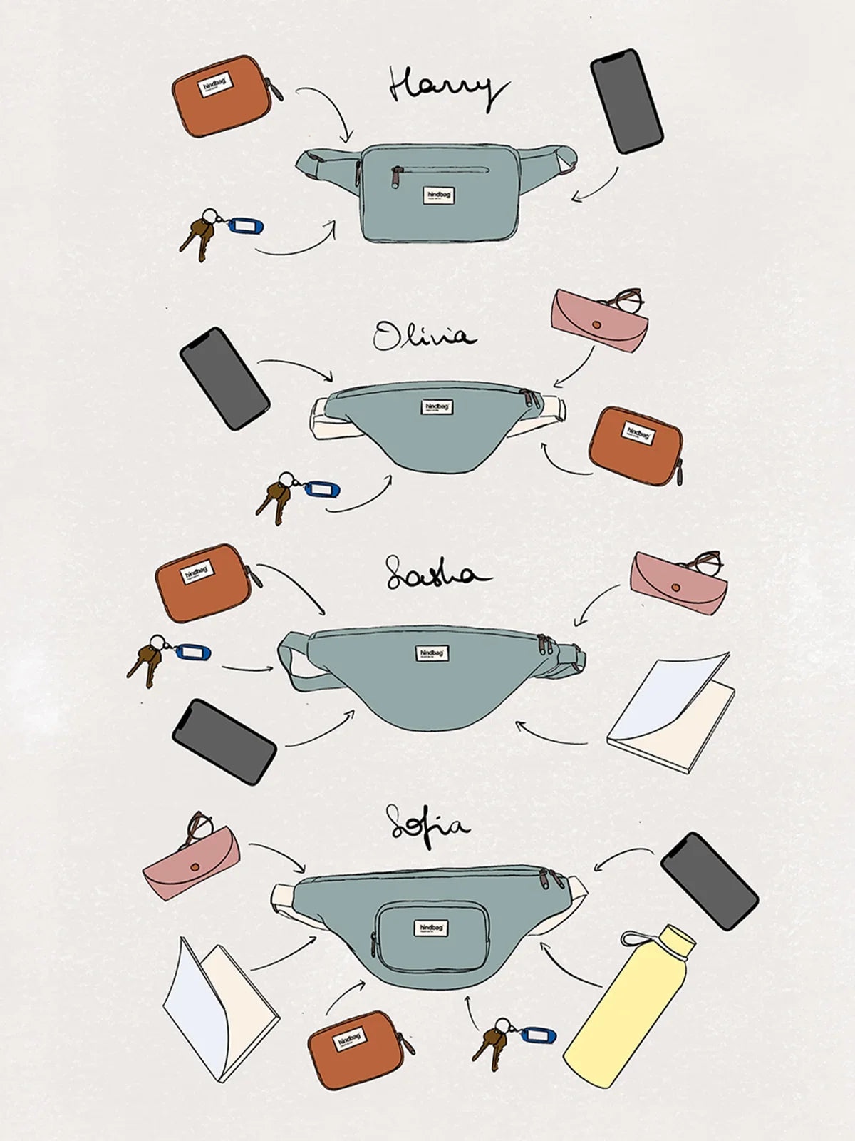 Belt bag Harry Siena