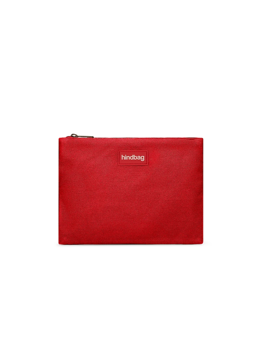Ema carmine red pouch