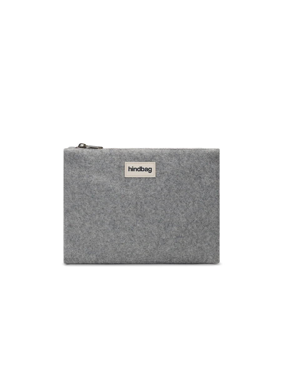 Ema granite wool effect Pouch