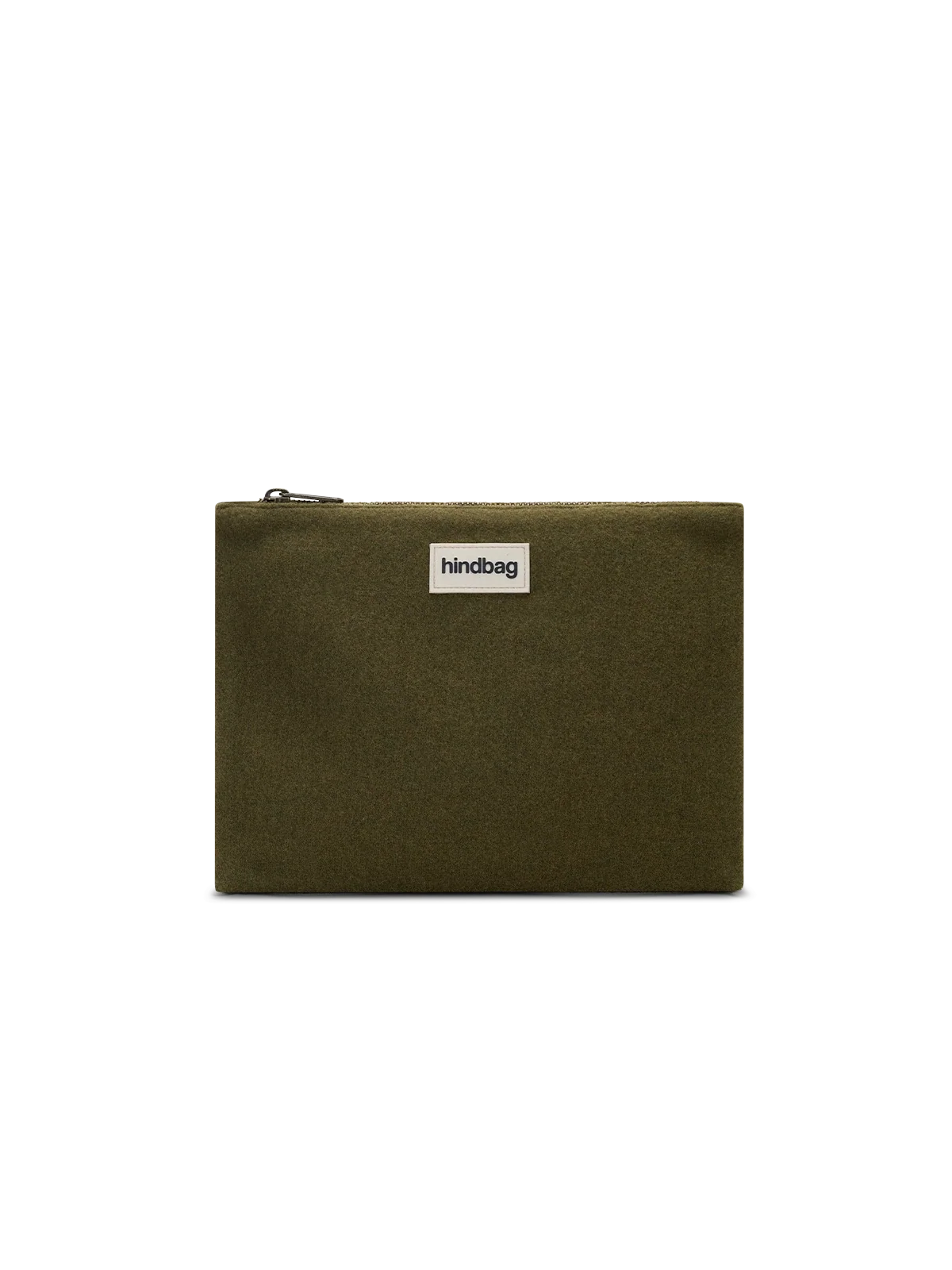 Ema khaki wool effect Pouch
