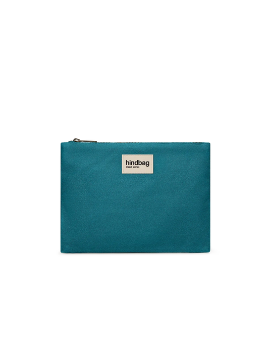 Ema Peacock Blue Pouch