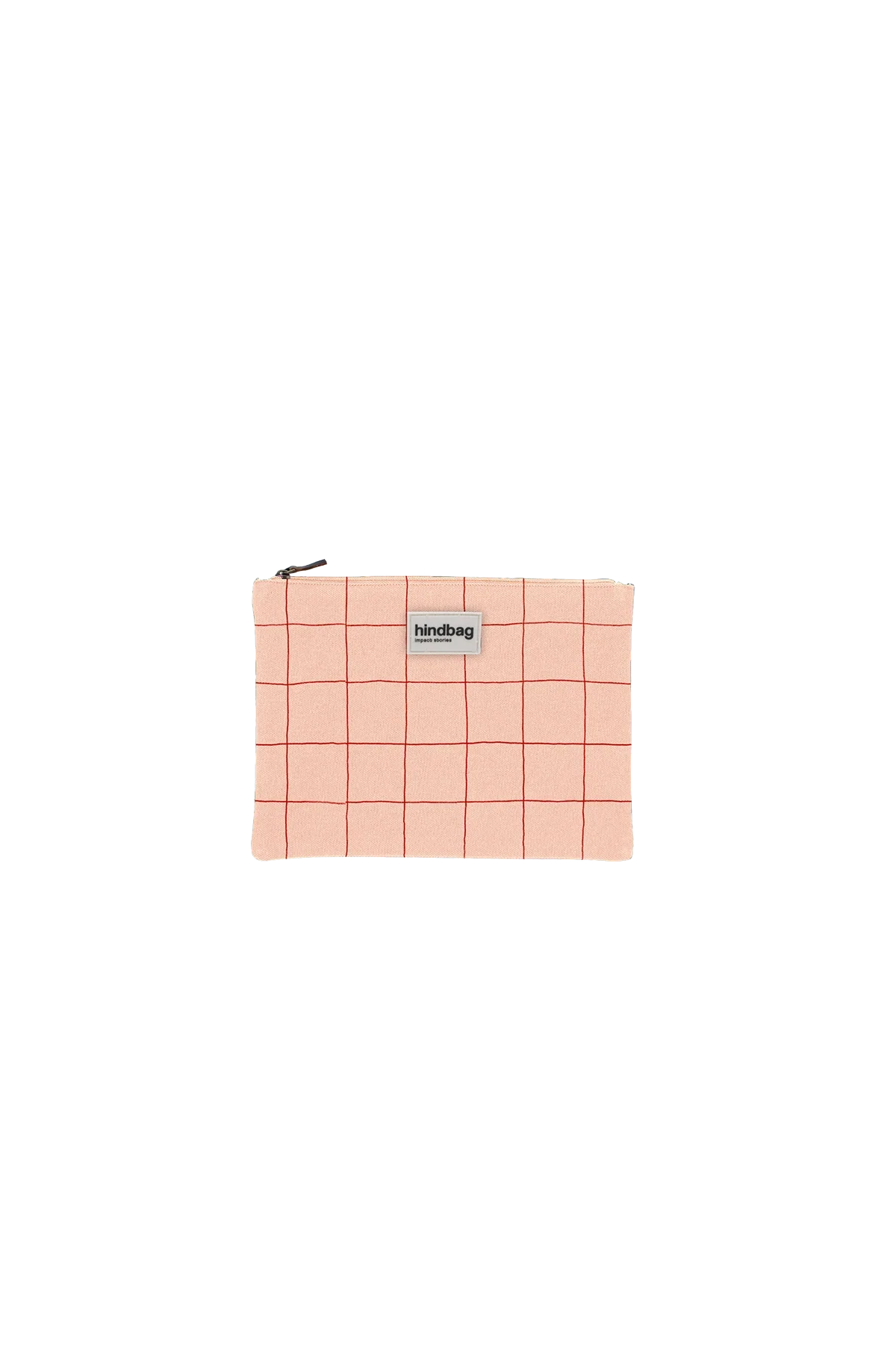 Ema Pouch – Pink/Red Check