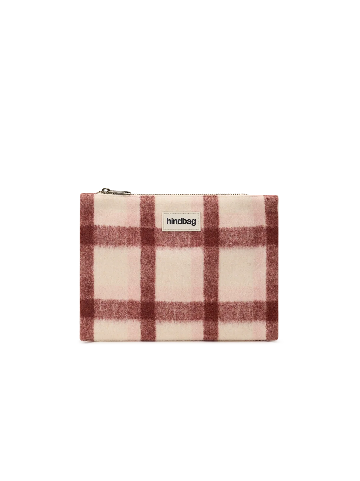 Ema pink tartan Pouch