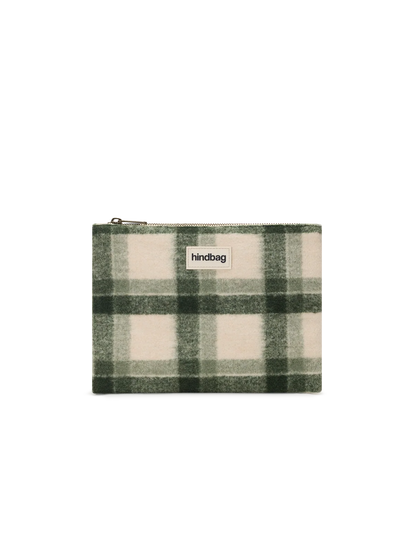 Ema green tartan Pouch