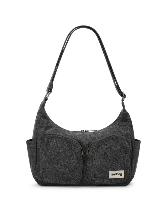 Emile dark blue denim Shoulder bag