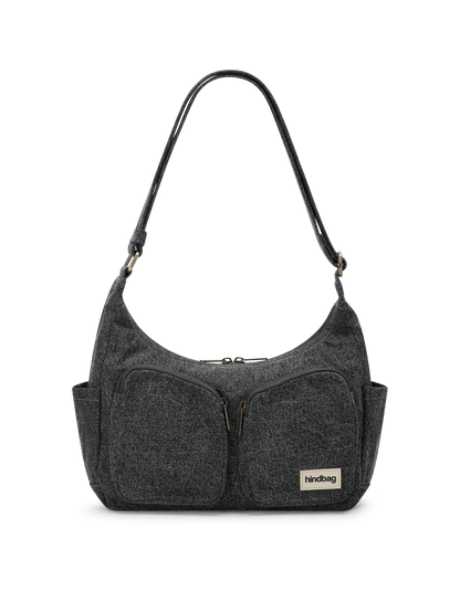 Emile dark blue denim Shoulder bag