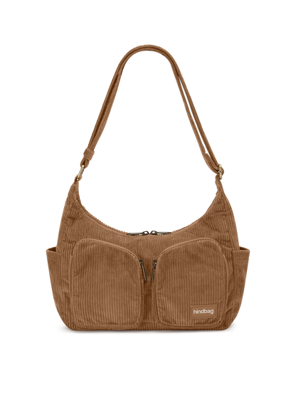 Emile macchiato corduroy Shoulder bag