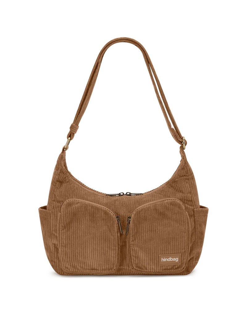 Emile macchiato corduroy Shoulder bag