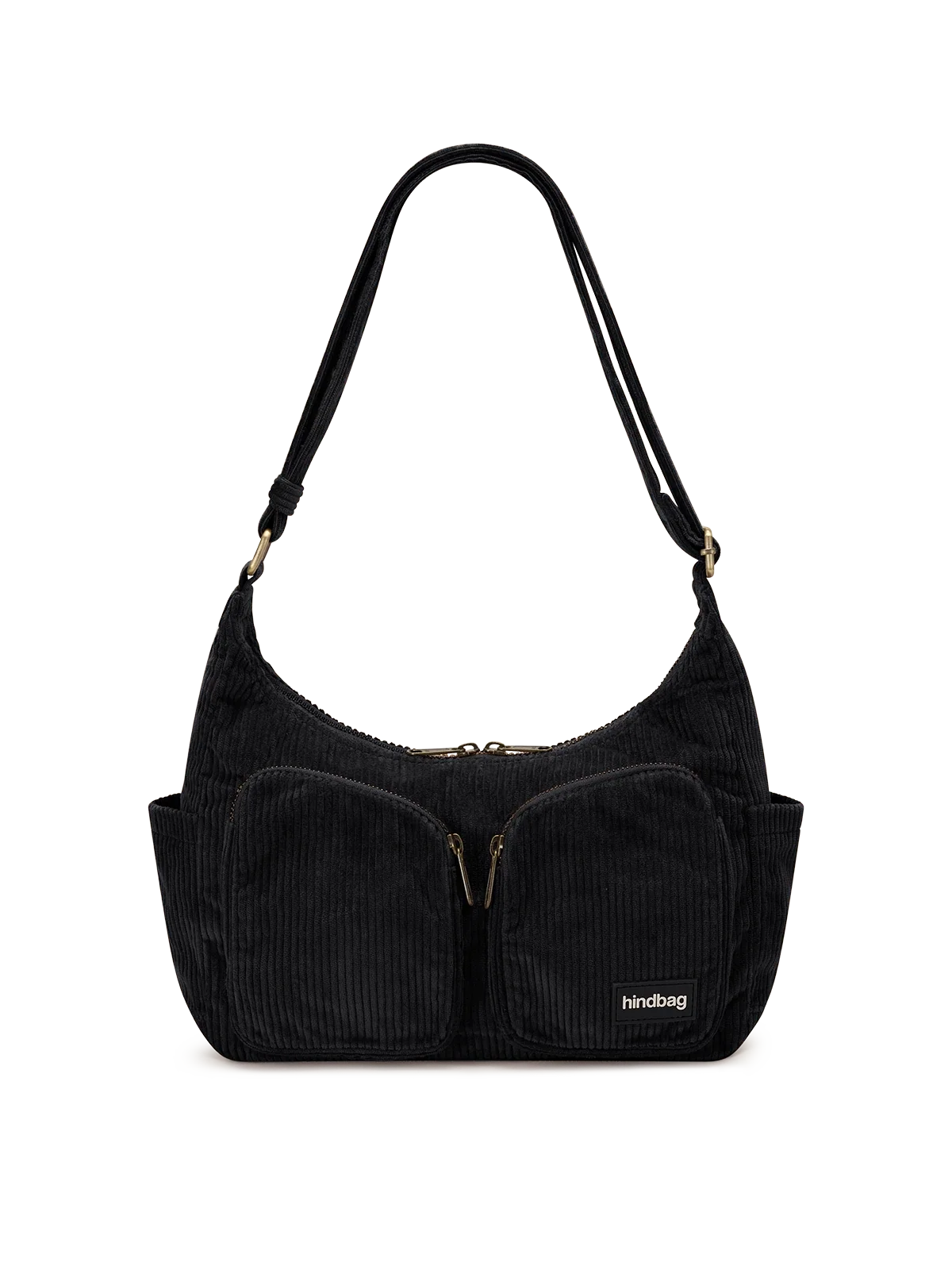 Emile black corduroy Shoulder bag